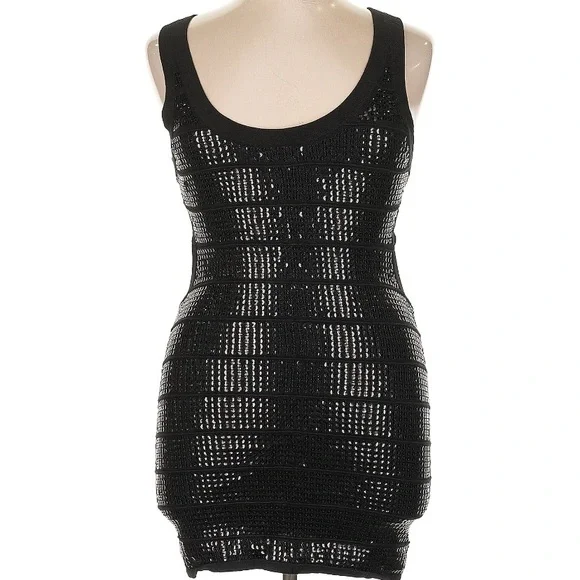 knit eyelet dress HEV White Knit To Eyelet Dress M